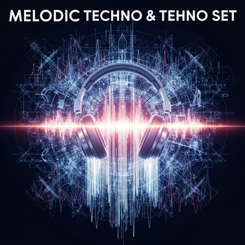 Intriguing Melodic Techno & Techno Set Album Art
