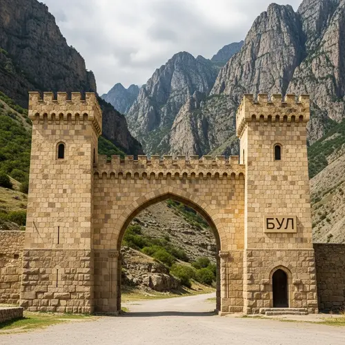 Sandstone Arch Towers in Agul, Dagestan | Highlander Culture Showcase