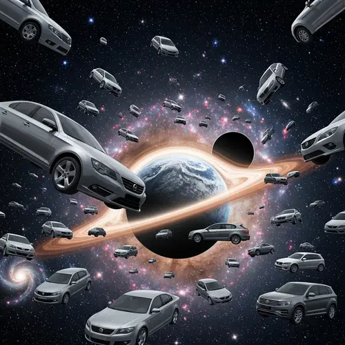 Cars in Space: Black Hole Engulfs Planet