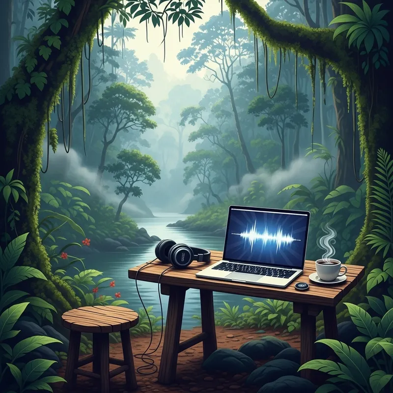 Lofi Rainforest Serenity with Neural Love