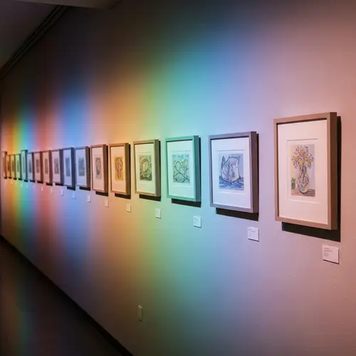 Artistic Gallery Wall | Peaceful Pastel Frames & Textured Background