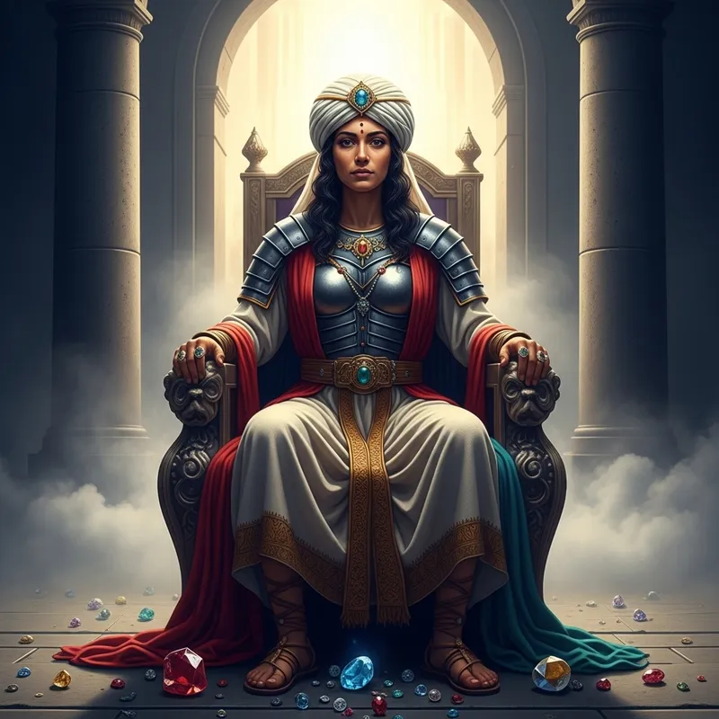 Racially Ambiguous Woman in Ancient Israelite Priestly Attire | Divine Presence in New Jerusalem