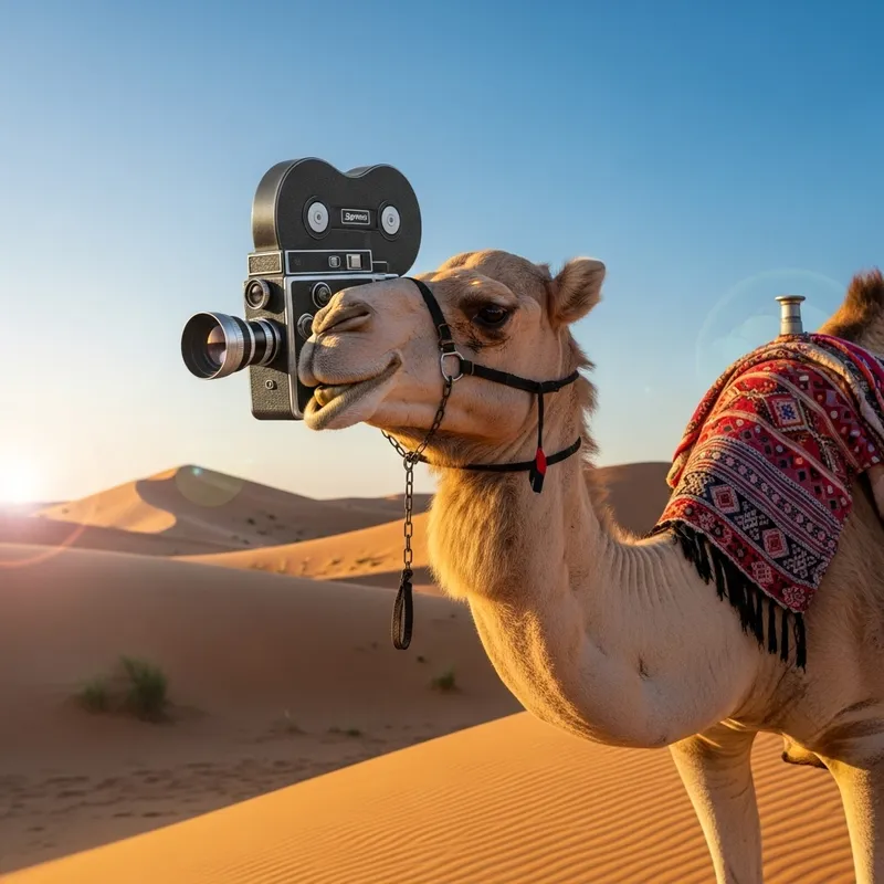 Camel Filming: Unique Animal Photography