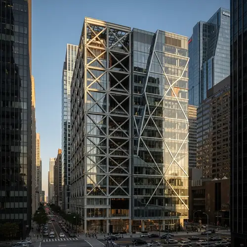 Resilient Modern Architecture with Steel Framework