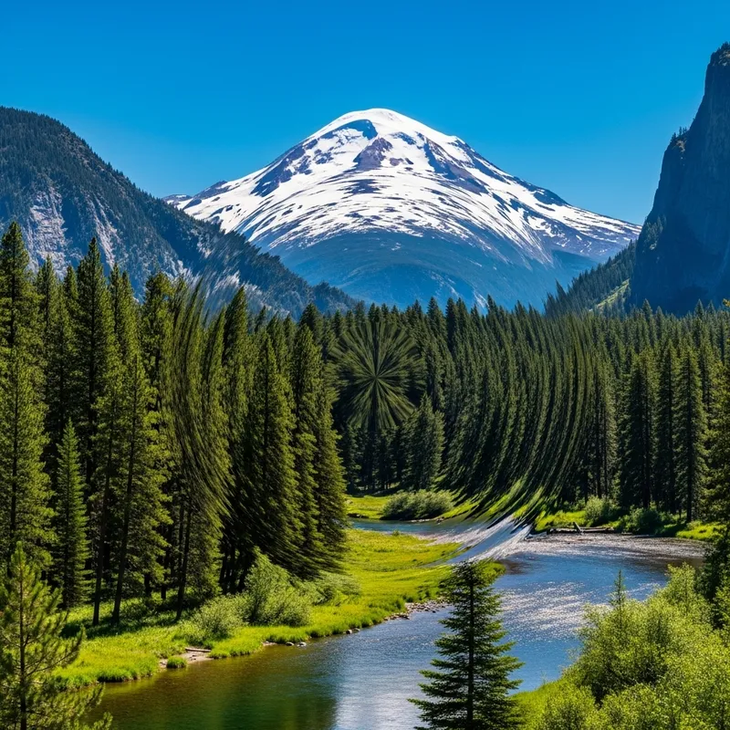 Breathtaking National Park Abstract View Breathtaking National Park Abstract View