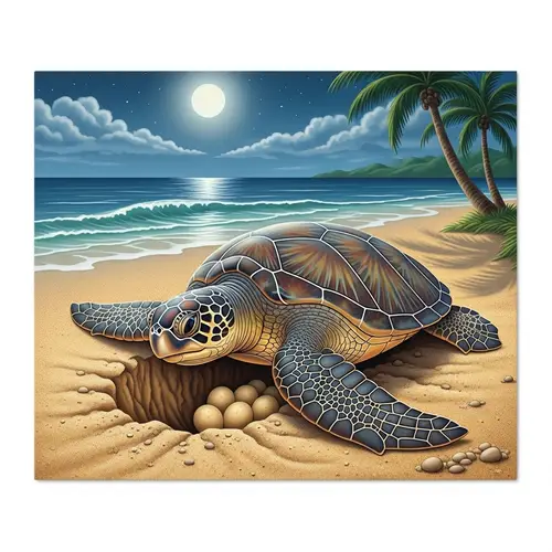 Tortuga Desovando: Sea Turtle Nesting Process