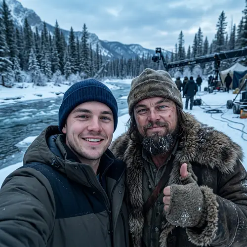 Epic Selfie with Hugh Glass: The Revenant Set Experience