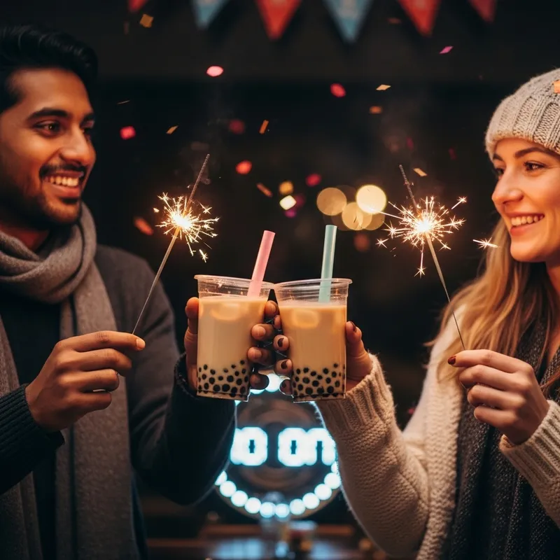 New Year Bubble Tea Celebration
