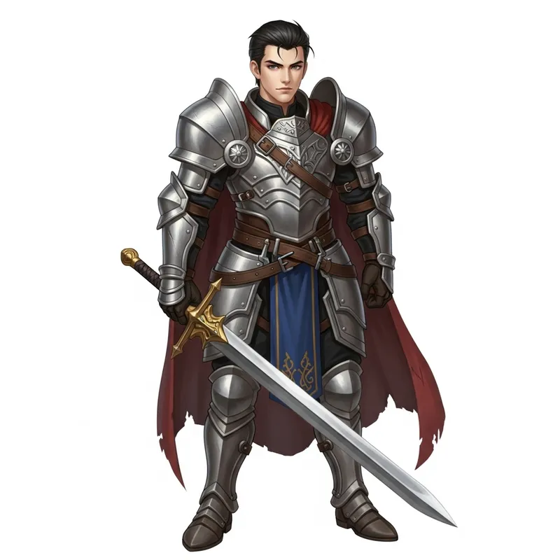 2D Handsome Warrior Sprite in RPG Maker MZ Style 2D Handsome Warrior Sprite in RPG Maker MZ Style