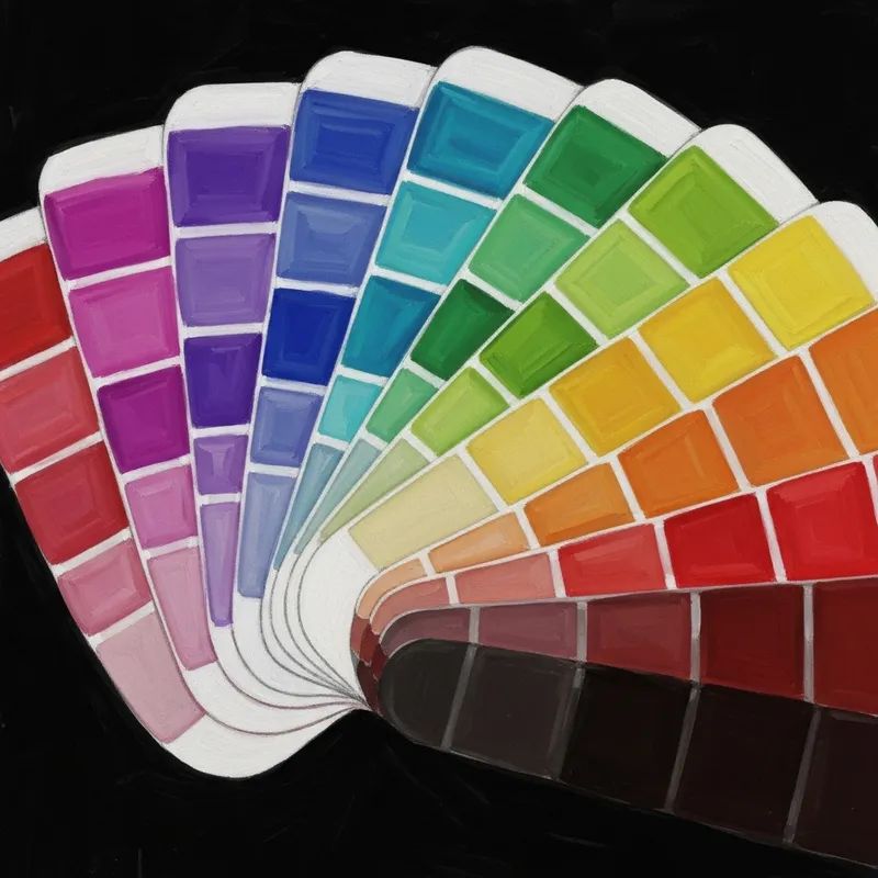 Vintage Poster Circles | Color Palette Website Page