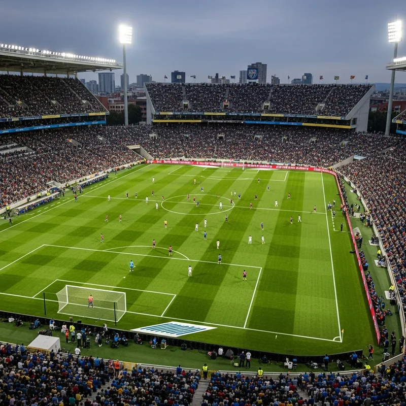 Soccer Stadium Spectacle | Dynamic Match Scene Soccer Stadium Spectacle | Dynamic Match Scene