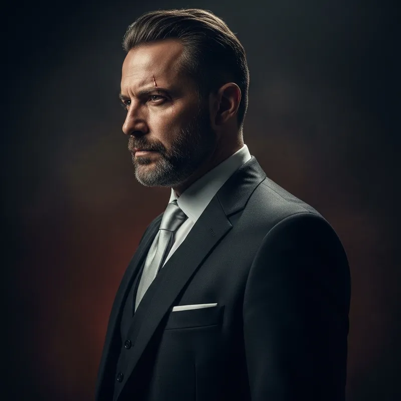 Stylish Italian Brute in Designer Suit - Mafia Profile Stylish Italian Brute in Designer Suit - Mafia Profile