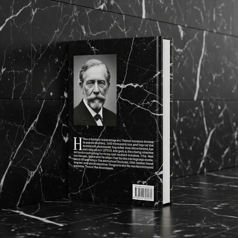 Author Photo on Black Marble Stone Book - Realistic Details & Textures Author Photo on Black Marble Stone Book - Realistic Details & Textures