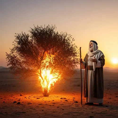 Moses: Divine Revelation at Burning Bush