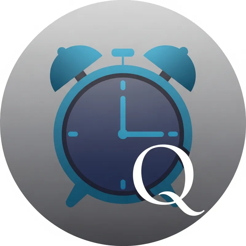 Circular Watch Alarm Icon Design - 128x128 PNG