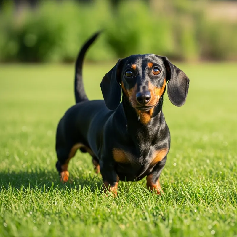 Playful Dachshund: Elegant Sausage Dog