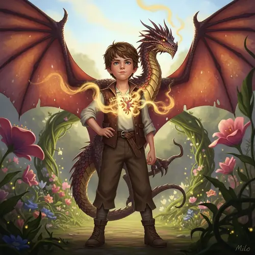 Milo: A Young Boy with a Heart as Bold as a Dragon