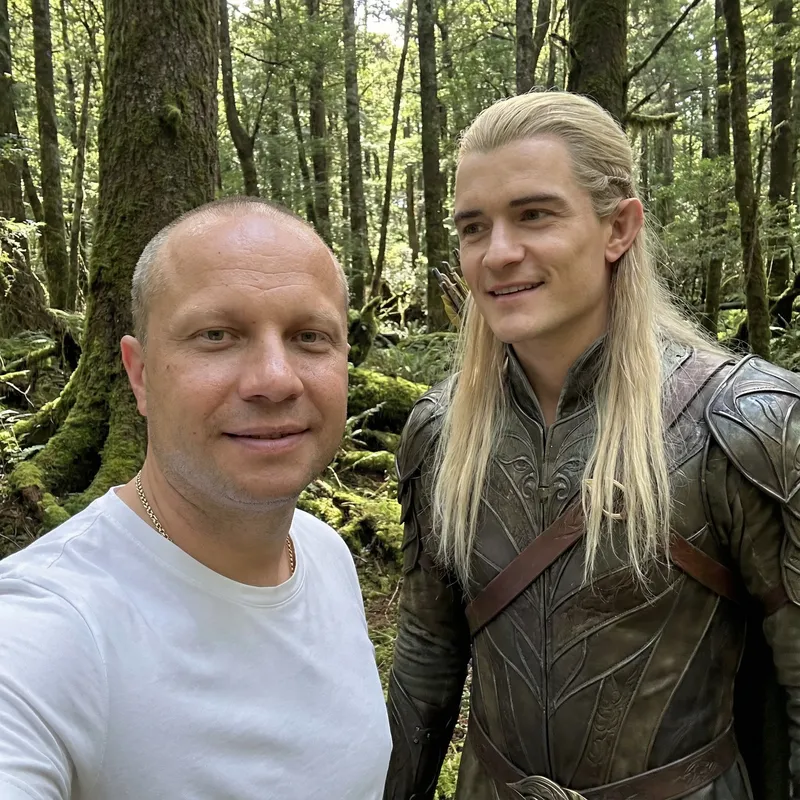 Epic Selfie with Legolas in Mirkwood Forest