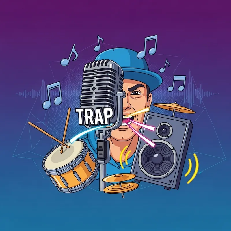 Realistic 8K Music Profile Picture - Trap Animated Design