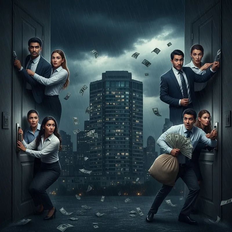 Dystopian Urban Chaos: The Storm Unleashed