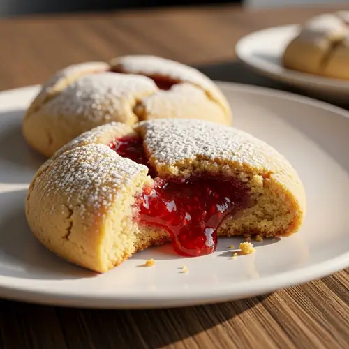 Delicious Strawberry Filled Cookie | Baked Treat