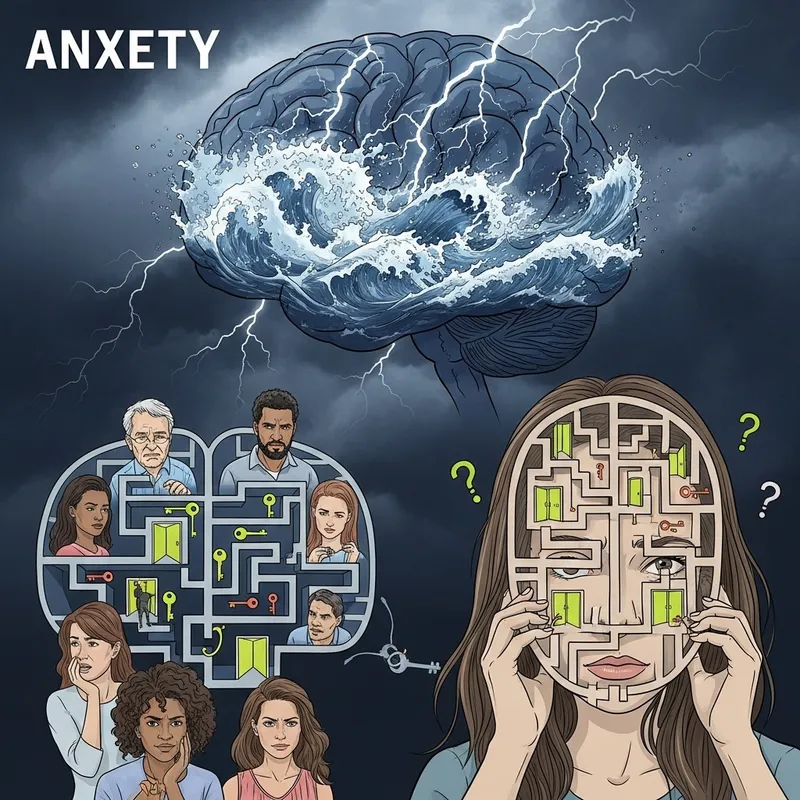 Symbolic Representation of Anxiety in Mental Health