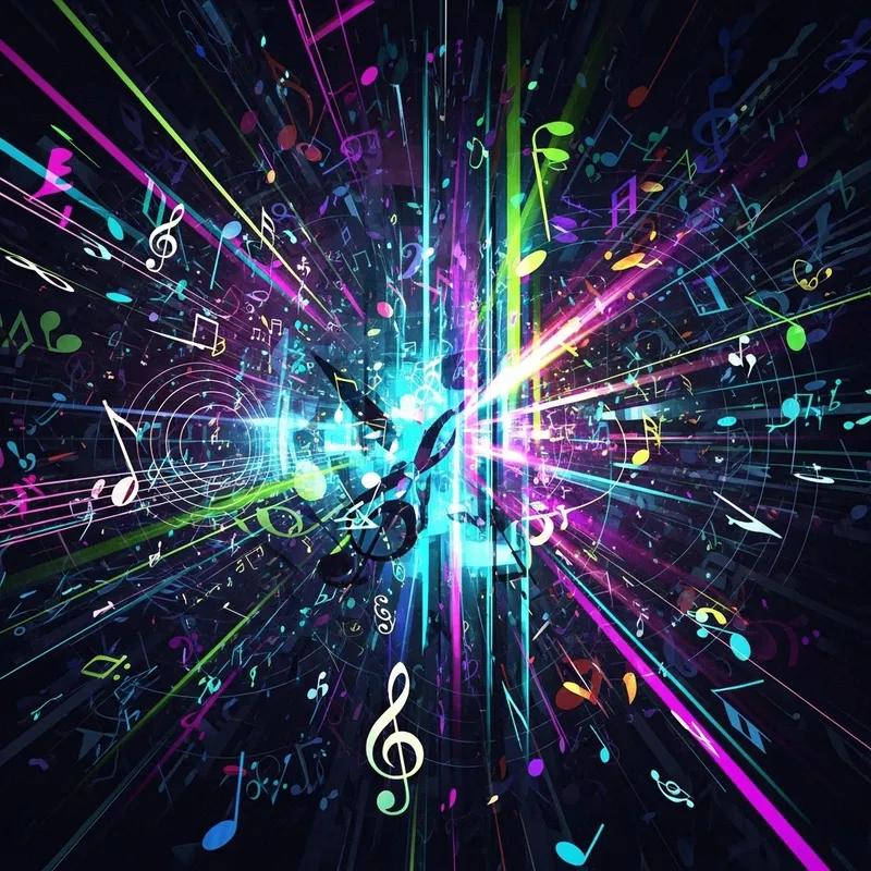 Rhythmic Phonk Music Inspired Nighttime Art