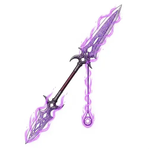 Fantasy Gravity Spear - Unique Dual-Blade Design