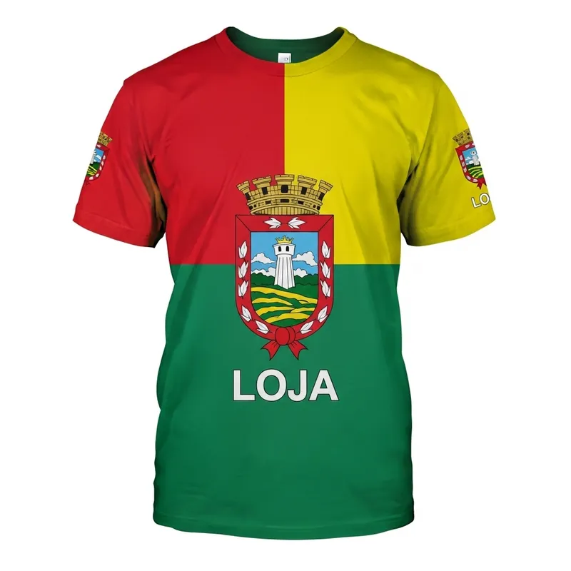 Loja Flag Inspired T-Shirt – Stylish & Contemporary