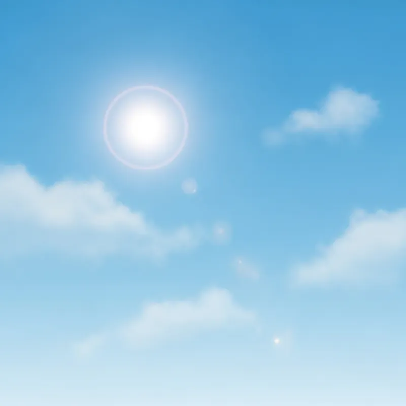 Skye Serenity: Minimalist Clouds and Sun Art | Website