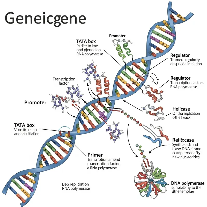 Visual Guide: Understanding Gene Structures - Primer, Promoter, Regulator