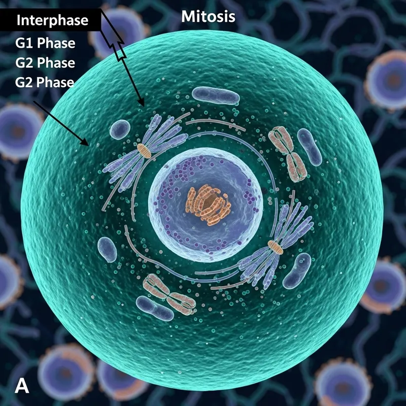 Cell Cycle: Interphase & M Phase Visualized