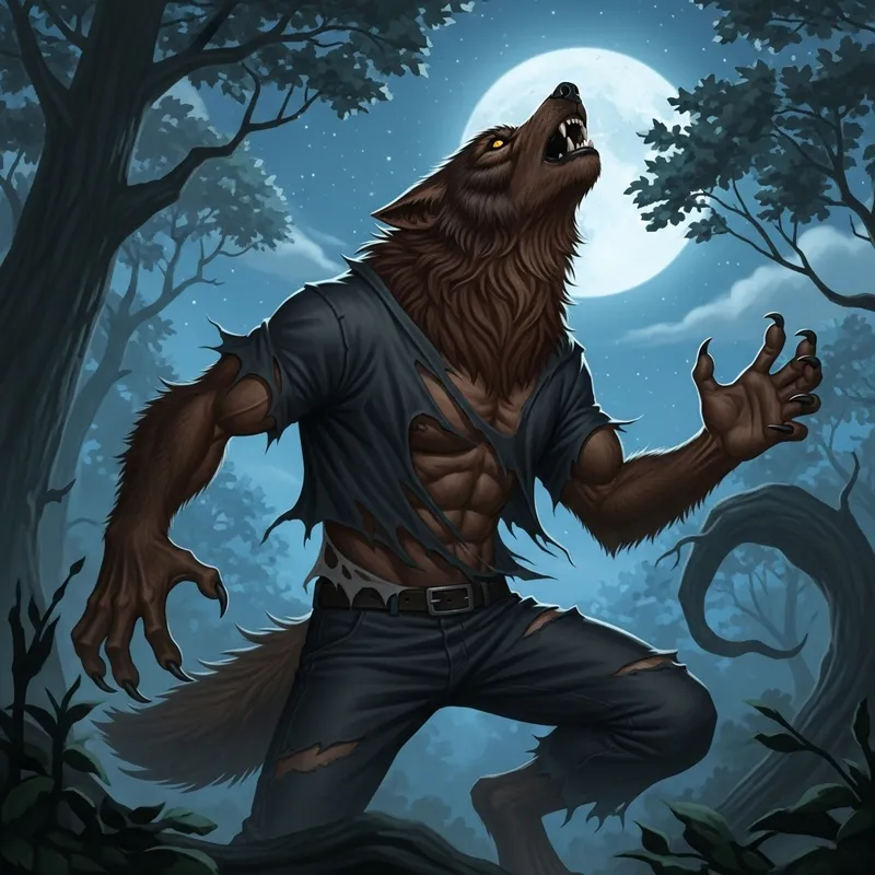 Transmation Werewolf: Fierce Transformation Scene