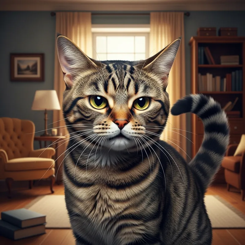 Angry Cat Art | Intense Expression & Unique Fur Design Angry Cat Art | Intense Expression & Unique Fur Design