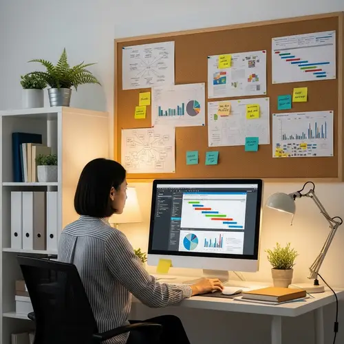 Efficient Project Management in a Bright Workspace