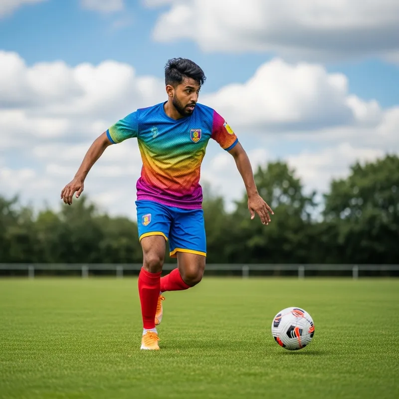South Asian Football Player in Action | Pro Player