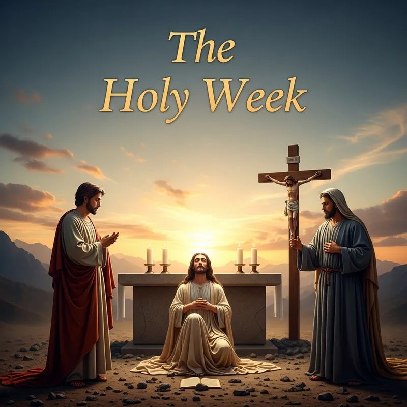 Spiritual Serenity of Holy Week | Peaceful Biblical Imagery