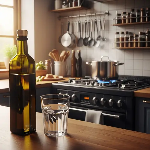 Kitchen Ambiance: Olive Oil & Water Scene