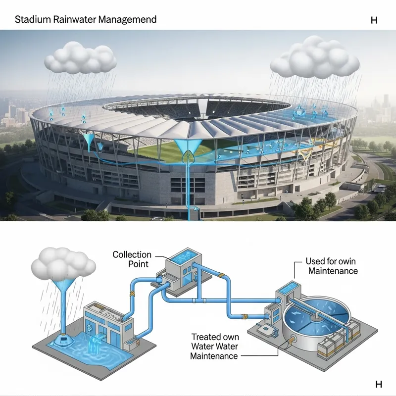 HydroShield: Stadium Rainwater Management - A Modern Solution