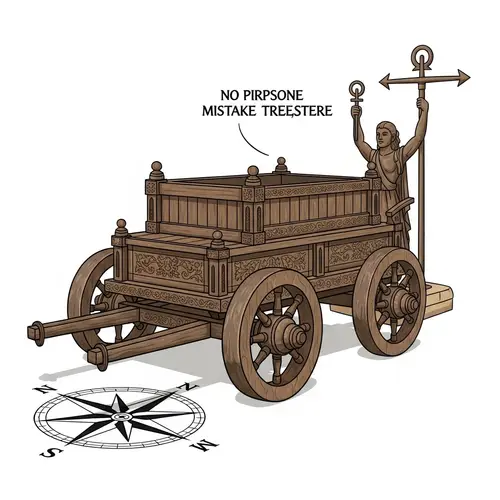 Great Wooden Chariot for Heavy Loads | Directional Symbolism