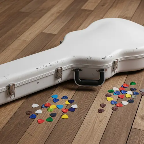 CaseOh: Sleek White Guitar Case for Musicians