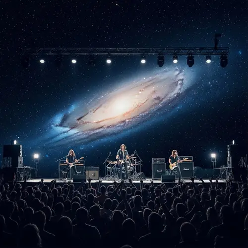 Rock Concert in Space | Ethereal Cosmic Music Event