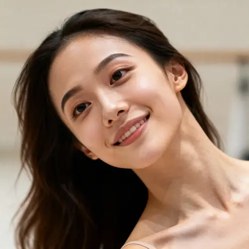 Elegant Dancer Headshot - Graceful Expression