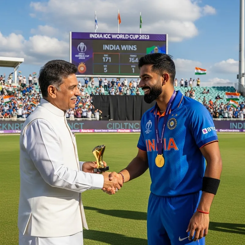 Prime Minister Congratulating Rohit Sharma on 2023 World Cup Win