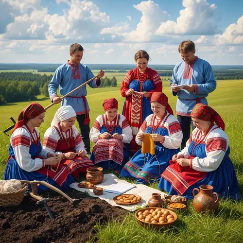 Russian Cultural Heritage: Traditional Activities & Camaraderie