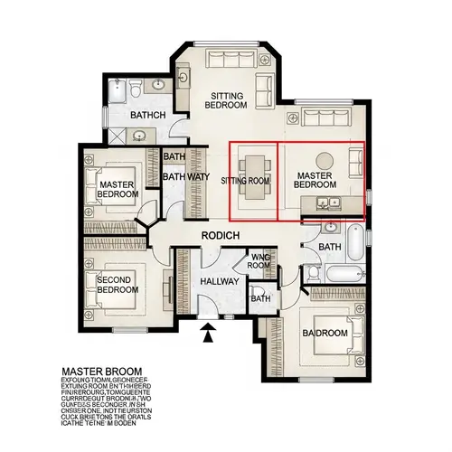 Detailed House Plan for Crime Scene Investigation