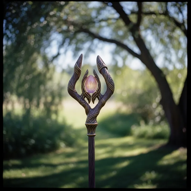 Dagon Staff in Impressionist Style Nature Photography