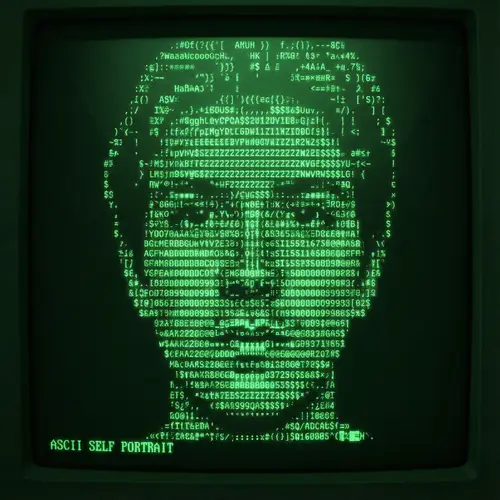 ASCII Face Art - Unique Digital Portraits