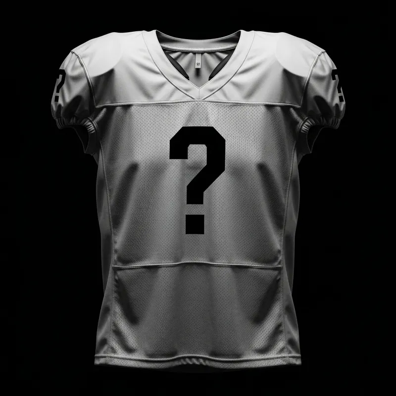 Athletic Mystery: The Shadowed Football Jersey Athletic Mystery: The Shadowed Football Jersey