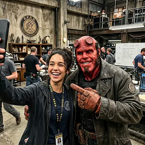 Ultra-Realistic Portrait with Hellboy